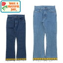 HAVE A GRATEFUL DAY ハブ ア グレイトフル デイ GDP0230FCNV GDP0231FCLB FLOWER CUT PANTS フラワー カット パンツ フレアパンツ 花柄 デニム ジーンズ フラワー ストリート ナチュラル メンズ レディース ユニセックス 2カラー 20%OFF セール