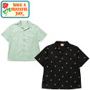 HAVE A GRATEFUL DAY ハブ ア グレイトフル デイ GDS0395RPTN OPEN COLLAR S/S SHIRT オープン カラー ショ...