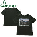 GOHEMP ゴーヘンプ GHC4200YK2 MAGIC HOUR BASIC SHORT SLEEVE TEE マジック アワー ショート スリーブ ティー Tシャツ アート トップス 半袖 カットソー 麻 ナチュラル アウトドア メンズ ユニセックス GUNMETAL GRAY ガンメタルグレー 国内正規 30%OFF セール