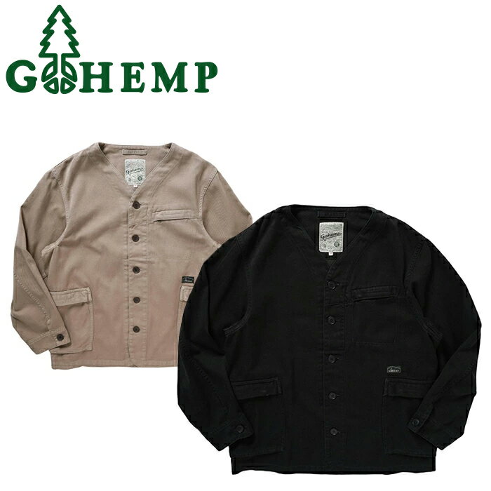 楽天JAIPURGOHEMP ゴーヘンプ GHJ6158HPT GREEN LODGE JACKET グリーン ロッジ ジャケット オーガニック ヘンプ ポケット ヒッピー 速乾 ストリート アウター ナチュラル キャンプ アウトドア メンズ ユニセックス 2カラー 2023SS