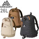 GREGORY グレゴリー DAY PACK 26L デイ パック 26リットル 1410161041 65169D434 リュック バックパック ティアドロップ型 PC 鞄 かばん 通勤 通学 旅行 アウトドア メンズ レディース ユニセックス 2カラー 国内正規 2024SS