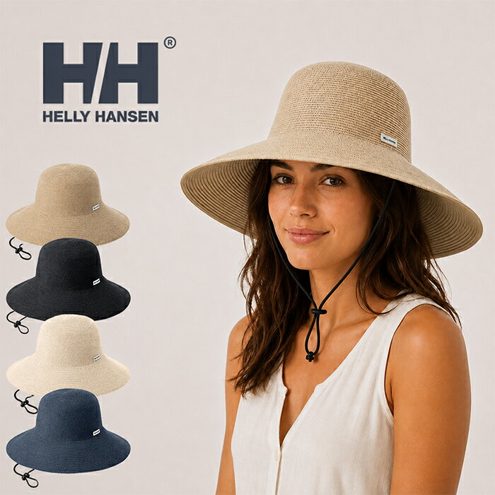 Rakuten - HELLY HANSEN ヘリーハンセン HC92610 SUMMER ROLL HAT サマーロールハット 麦わら風 ハット 帽子 あご紐 コンパクト 折りたたみ 持ち運び キャンプ 野外フェス アウトドア レディース ユニセックス 4カラー 国内正規 2026SS