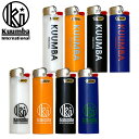 Kuumba クンバ LIGHTER ライター BIC ビック J26 レギュラーライター CR チャイルドレジスタンス チャイルドロック ロゴ グッズ ナチュラル 8カラー