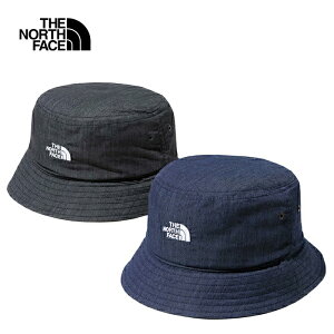 【THE NORTH FACE】ザ ノースフェイス NN42230"NYLON DENIM BUCKET HAT"ナイロン デニム バケット ハット キャンプ ナイロン アウトドア スポーツ ストリート キャンパー インディゴ UVカット 軽量 速乾 帽子【メンズ】【ユニセックス】2カラー 国内正規 2023SS