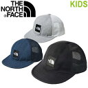 THE NORTH FACE ザ ノースフェイス NNJ02001 KIDS' SQUARE LOGO MESH CAP (キッズ) キッズ スクエア ロゴ メッシュ キャップ 帽子 子供用 男の子 女の子 ジュニア ストリート アウトドア スポーツ キッズ 3カラー 国内正規 2023SS