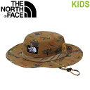 THE NORTH FACE ザ ノースフェイス NNJ02313 KIDS 039 NOVELTY HORIZON HAT (キッズ) キッズ ノベルティ ホライズン ハット トレッキング アドベンチャー UVケア 撥水 登山 帽子 ストリート アウトドア 子供用 男の子 女の子 ジュニア キッズ 国内正規 2023SS 10 OFF セール