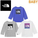 THE NORTH FACE ザ ノースフェイス NTB32334 L/S SLEEVE GRAPHIC TEE (ベビー) ロングスリーブ スリーブ グラフィック ティー ロンT ティーシャツ 長袖 トップス カットソー UVケア スポーツ 男の子 女の子 ギフト 出産祝い 子供服 赤ちゃん ベビー 3カラー 国内正規 2024SS