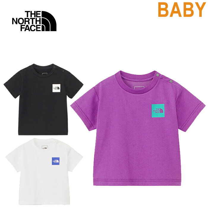 THE NORTH FACE ザ ノースフェイス NTB32358 B S/S SMALL SQUARE LOGO TEE (ベビー) ショートスリーブ スモール スクエア ロゴ ティー Tシャツ 半袖 トップス カットソー ボックスロゴ 出産祝い ギフト ベビー用品 子供服 キッズ 5カラー 国内正規 2023SS 30%OFF セールのサムネイル