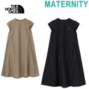 THE NORTH FACE ザ・ノース・フェイス NTM12501 MATERNITY S/S ONEPIECE (マタニティ) ショートスリーブ ワンピース ワンピ ロング丈 膝下 半袖 撥水 ナイロン 授乳ファスナー 産前産後兼用 妊娠 妊婦 服 出産祝い プレゼント ギフト レディース 2カラー 国内正規 2025SS(4)