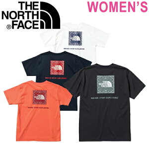 THE NORTH FACE ザ ノースフェイス NTW32349 S/S BANDANA SQUARE LOGO TEE (レディース) ショートスリーブ バンダナ スクエア ロゴ ティー ティーシャツ Tシャツ カットソー 半袖 トップス 速乾 ボックスロゴ スポーツ レディース 4カラー 国内正規 2023SS 30%OFF セール