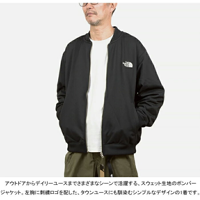 THE NORTH FACE ザ・ノース・フェイス NT12639 BOMBER SWEAT JACKET ボンバー ス（3枚目）