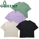 GOHEMP ゴーヘンプ GHC4528ECL24 WIDE TEE ワイド ティー ヘビー パイル生地 トップス ティーシャツ 半袖 麻 ナチュラル カジュアル アウトドア フェス メンズ レディース ユニセックス 4カラー