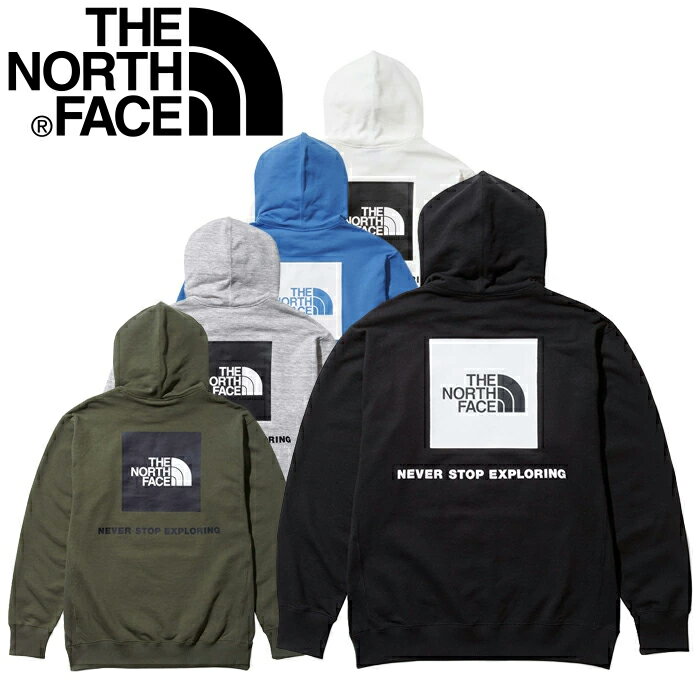 THE NORTH FACE ザ ノースフェイス NT12336 BACK SQUARE LOGO HOODIE バック スクエア ロゴ フーディー パーカー プルオーバー トップス 裏毛 吸汗 速乾 ストリート アウトドア スポーツ メンズ ユニセックス 5カラー 国内正規 2023SS 30%OFF セール