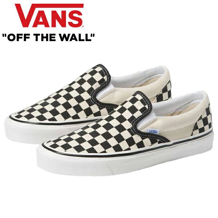 VANS ヴァンズ VN0A3JEXPU1 CLASSIC SLIP-ON 98 DX (ANAHEIM FACTORY) クラシック スリッポン 98 デラックス アナハイム チェッカー ボード シューズ スニーカー スリップオン バンズ メンズ レディース CHECKERBOARD チェッカーボード 国内正規 2023AW