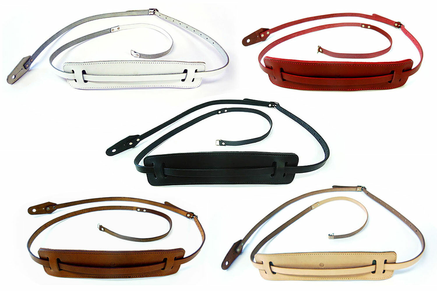 JAJABOON アコギ用 GST-DXモデル ギターストラップ 牛本革製 【肩パッド付】