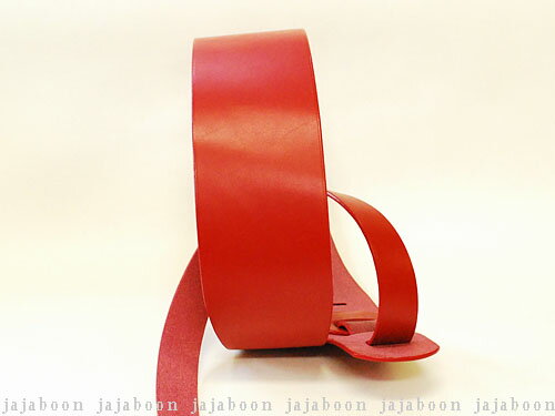 JAJABOON 本革ギターストラップ78mm 赤 本革（レザー）製【smtb-m】