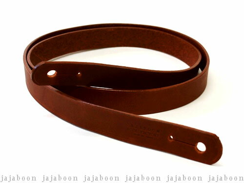 JAJABOON オーダーメイドギターストラップ ブラウン(141〜150) 本革(レザー)製