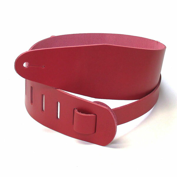 JAJABOON 本革ギターストラップ【WILD SIDE】 78mm 赤 本革(レザー)製【smtb-m】