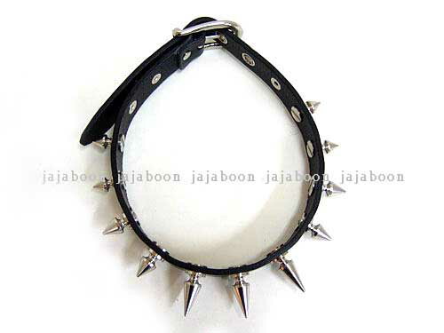 JAJABOON 【メール便OK★】ロンドン鋲チョーカー 本革（レザー）製 2