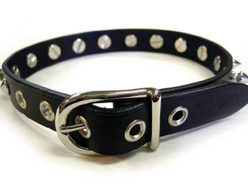 JAJABOON 【メール便OK★】ロンドン鋲チョーカー 本革（レザー）製 3
