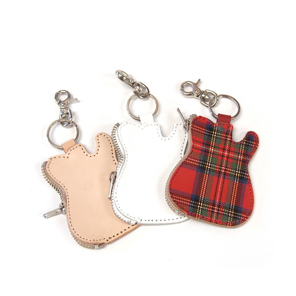 JAJABOON 【メール便OK★】テレキャスモデル コインケース キーホルダー付き (新色3種) 本革製