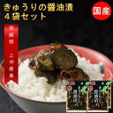 【SALE 1296円⇒1080円】国産 きゅうりの醤油漬け 100g×4袋 送料無料 無添加 漬物 ピリ辛きゅうり 漬け物 常備菜 宮崎県産 キュウリ ご飯のお供 ポイント消化 食品 メール便　メール 便 ギフト プチギフト 贈り物 お中元