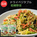 乾燥野菜 ミックス 国産 2袋セット 送料無料 ドライベジタブル 味噌汁の具 たっぷり野菜とわかめ 九州・熊本県産野菜 干し野菜 フリーズドライ 保存食 非常食...