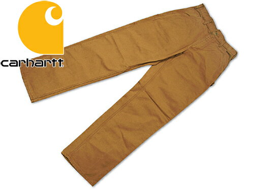 カーハート Carhartt B11 ウォッシュド ダック ペインターパンツ ブラウン ■バンダナプレゼント■(WASHED DUCK WORK PANT ワークパンツ）