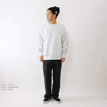 ディッキーズ Dickies 85283 ルーズフィット ダブルニー ワークパンツ | メンズ ウエスト28-44 レングス30-32 TCツイル ボトムス パンツ シンプル カジュアル ワーク スケート ダンス 作業着 ブラック 黒 ネイビー カーキ グレー