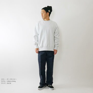 ディッキーズ Dickies 85283 ルーズフィット ダブルニー ワークパンツ | メンズ ウエスト28-44 レングス30-32 TCツイル ボトムス パンツ シンプル カジュアル ワーク スケート ダンス 作業着 ブラック 黒 ネイビー カーキ グレー
