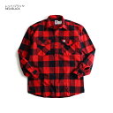 ビッグビル BIGBILL 121 ヘビーウェイト フランネルシャツ アメリカ製 カナダ製 ｜ BRAWNY FLANNEL HEAVY WEIGHT SHIRT MADE IN USA 長袖シャツ ネルシャツ メンズ 9オンスコットン100％ 綿 レッド ブラック ホワイト グリーン ブラックウォッチ