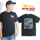 インアンドアウトバーガー 半袖 Tシャツ 2023 クオリティーアンドスピード ブラック ｜ メンズ S-XXL In-N-Out Burger ご当地Tシャツ 海外買い付け スーベニア