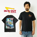 インアンドアウトバーガー 半袖 Tシャツ 2012 レトロストア ナンバー1 ブラック (メンズ S-XXL In-N-Out Burger ご当地Tシャツ 海外買い付け スーベニア)