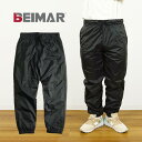 ビーマー BEIMAR ナイロンジョガーパンツ メッシュライニング (メンズ S-XXL ウインドブレーカー 雨具 カモフラ 迷彩)