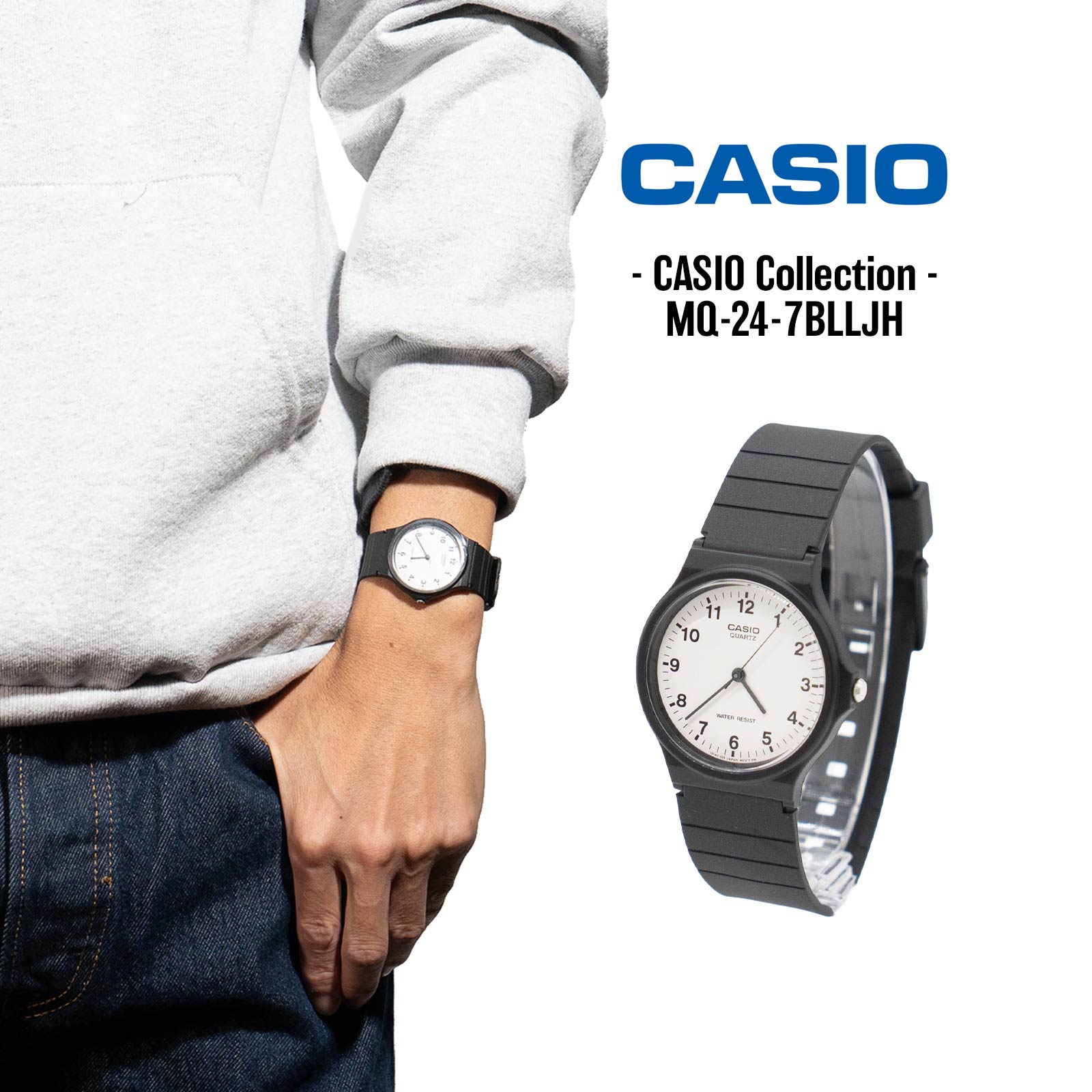カシオ CASIO MQ-24-7BLLJH ｜ メンズ レディース ユニセックス チープカシオ アナログウォッチ クラシック シンプル 腕時計(2)