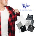 【クーポン配布中】【返品不可】ロバートPミラー R.P.Miller パネルリブ タンクトップ | 110C メンズ M L XL ノースリーブ インナー コッ...