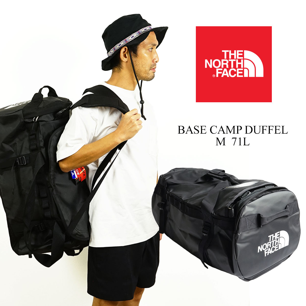 楽天Jalana（ジャラーナ）【クーポン配布中】ザ ノースフェイス THE NORTH FACE ベースキャンプダッフル Mサイズ （ユニセックス 日本未発売 ダッフルバッグ ドラムバッグ）