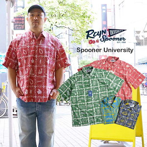 쥤󥹥סʡ REYN SPOONER Ⱦµ ϥ  ե륪ץ ˥Сƥ쥯  S-XXXL 礭    ֥ ϥ磻 ե ե˥  סʡ ܥ