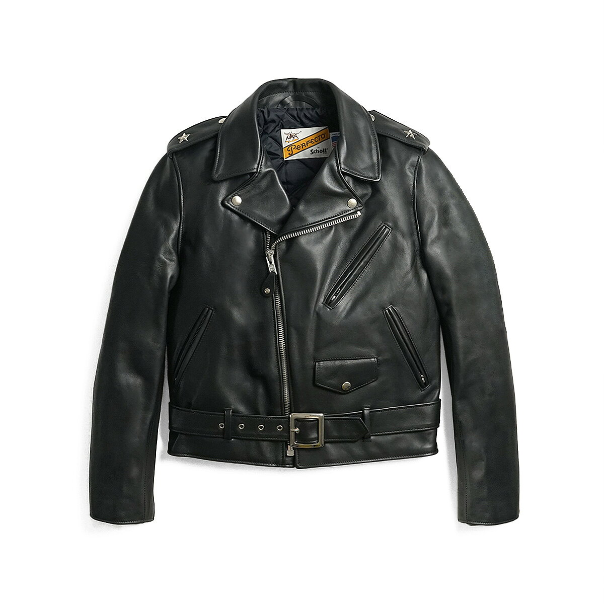 ショット SCHOTT 613 ワンスター ダブルライダース ブラック MADE IN USA ｜ ライ...