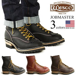 ウエスコ ブーツ（メンズ） ウェスコ　Wesco #108100 ワークブーツ ジョブマスター 8" (ウエスコ アメリカ製 米国製 Jobmaster 8" Lace-to-toe）