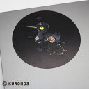 KURONOS クロノス 黒ノ助 ステッカー 80×80mm 塩ビマット 屋外対応