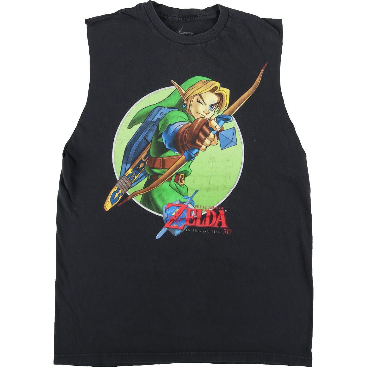 古着 THE LEGEND OF ZELDA 3D ゼルダの伝説 カットオフ キャラクタープリントTシャツ メンズS /eaa103857 【210726】【HNY22】【SS2203】【SS2209】 【SS2301】