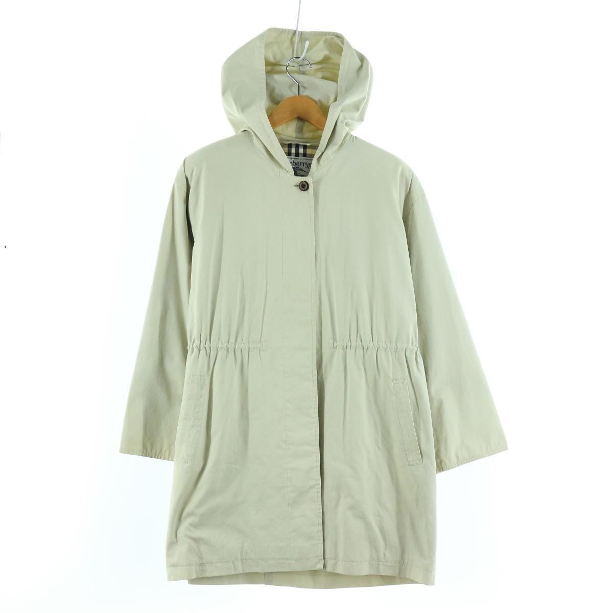 ＼31%OFF／古着 バーバリー Burberry's コットンパーカーコート 9AR レディースL /eaa130341 【210218】【SS2109】【SS2112】【HNY22】【SS2201】【CS2202】【SS2203】【SS2206】【SS2206】【SS2209】 【SS2406】