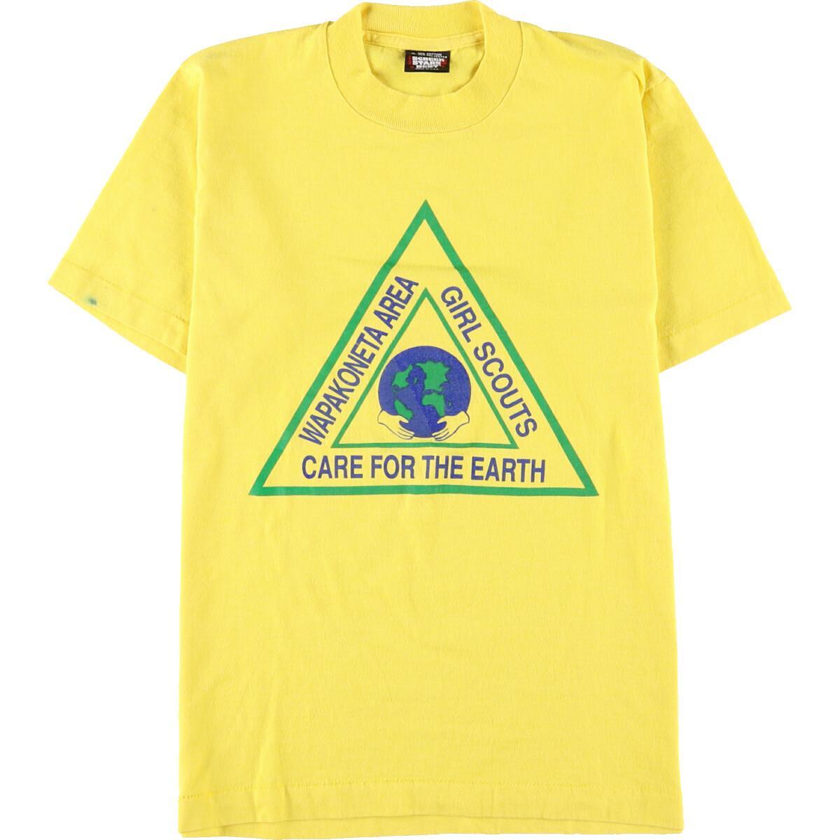 古着 80年代 SCREEN STARS BEST ガールスカウト プリントTシャツ USA製 レディースM ヴィンテージ /eaa133312 【210418】【SS2109】【HNY22】【SS2203】【SS2206】【SS2206】【FS2207】