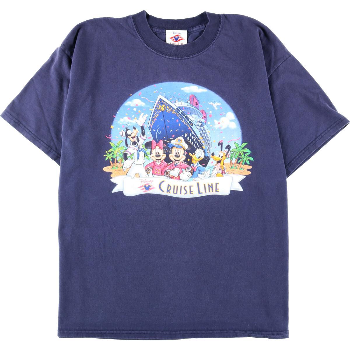 古着 ディズニークルーズライン DISNEY CRUISE LINE キャラクタープリントTシャツ USA製 レディースXL /eaa162603 【210521】【SS2109】【HNY22】【SS2203】【SS2206】【SS2206】【FS2207】【SS2209】 【SS2301】のサムネイル