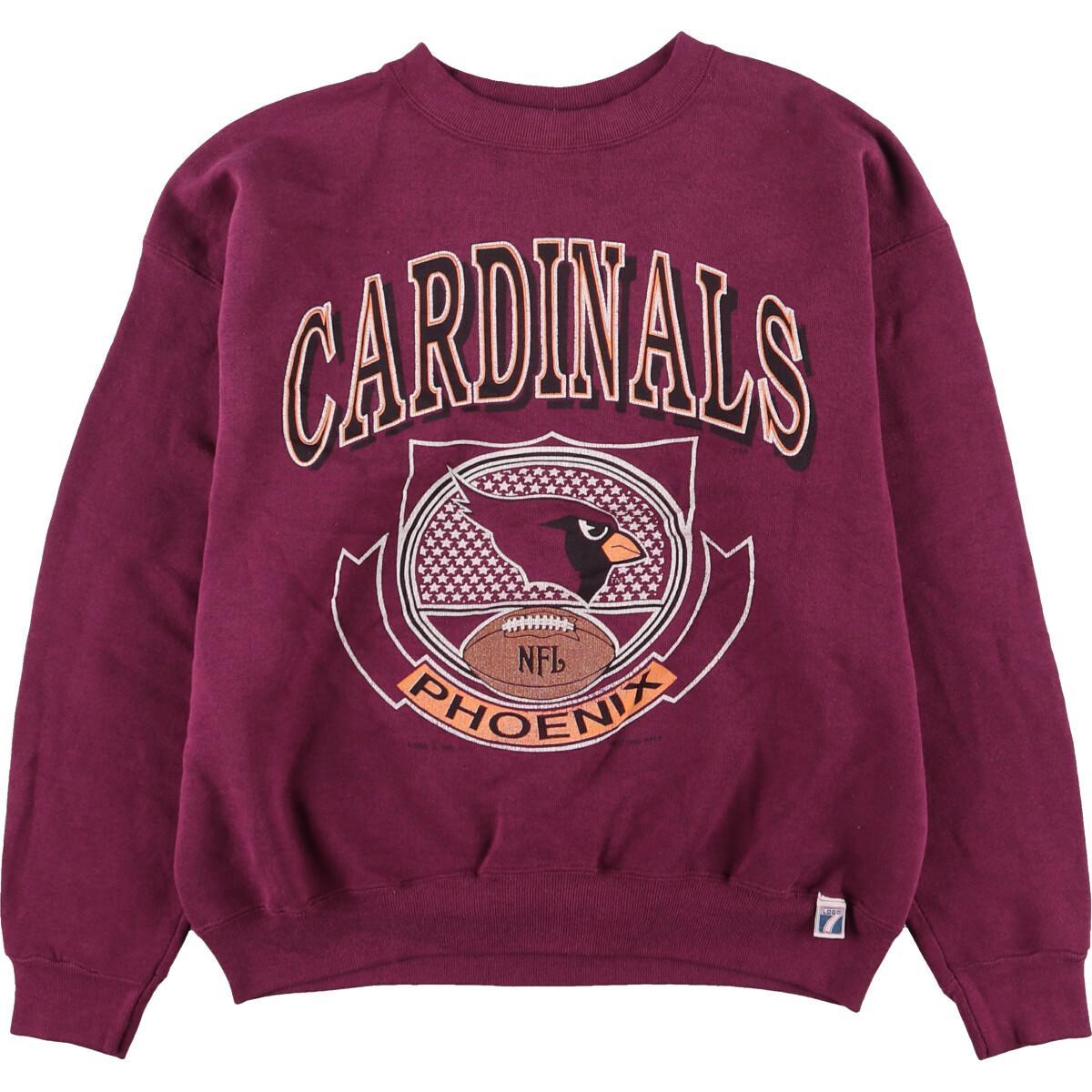 古着 90年代 LOGO7 MLB ST. LOUIS CARDINALS セントルイスカージナルス プリントスウェットシャツ トレーナー メンズM ヴィンテージ /eaa201244 【211017】【HNY22】【SS2203】【SS2206】