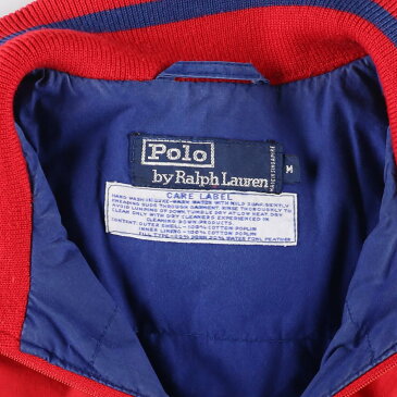 古着 90年代 ラルフローレン Ralph Lauren POLO by Ralph Lauren ユニバッチ ハーフジップ ダウンジャケット メンズM ヴィンテージ /eaa209469 【211219】【HNY22】