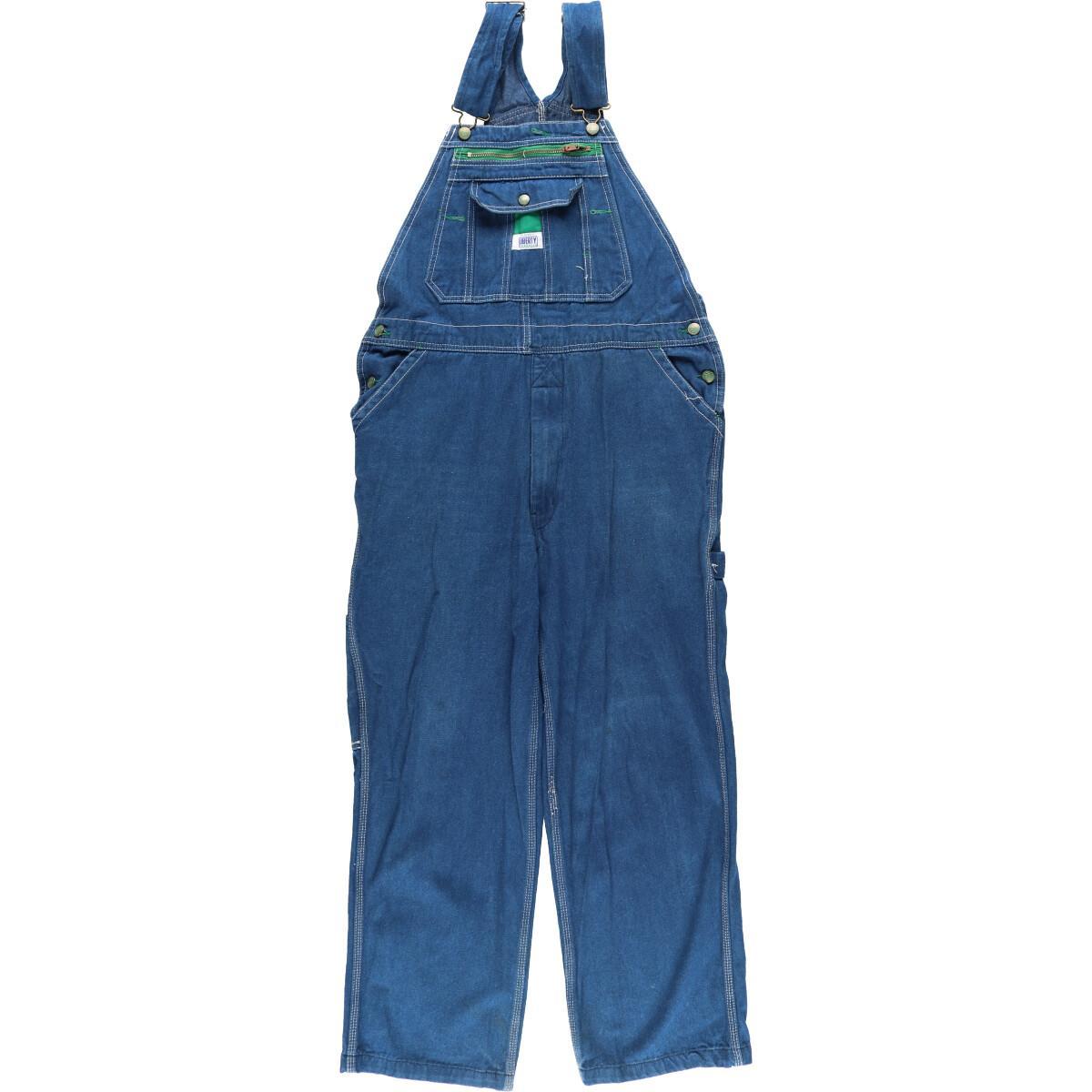 古着 LIBERTY デニムオーバーオール メンズw34 /eaa209648 【211203】【HNY22】【SS2203】【SS2206】【SS2209】 【LP2311】