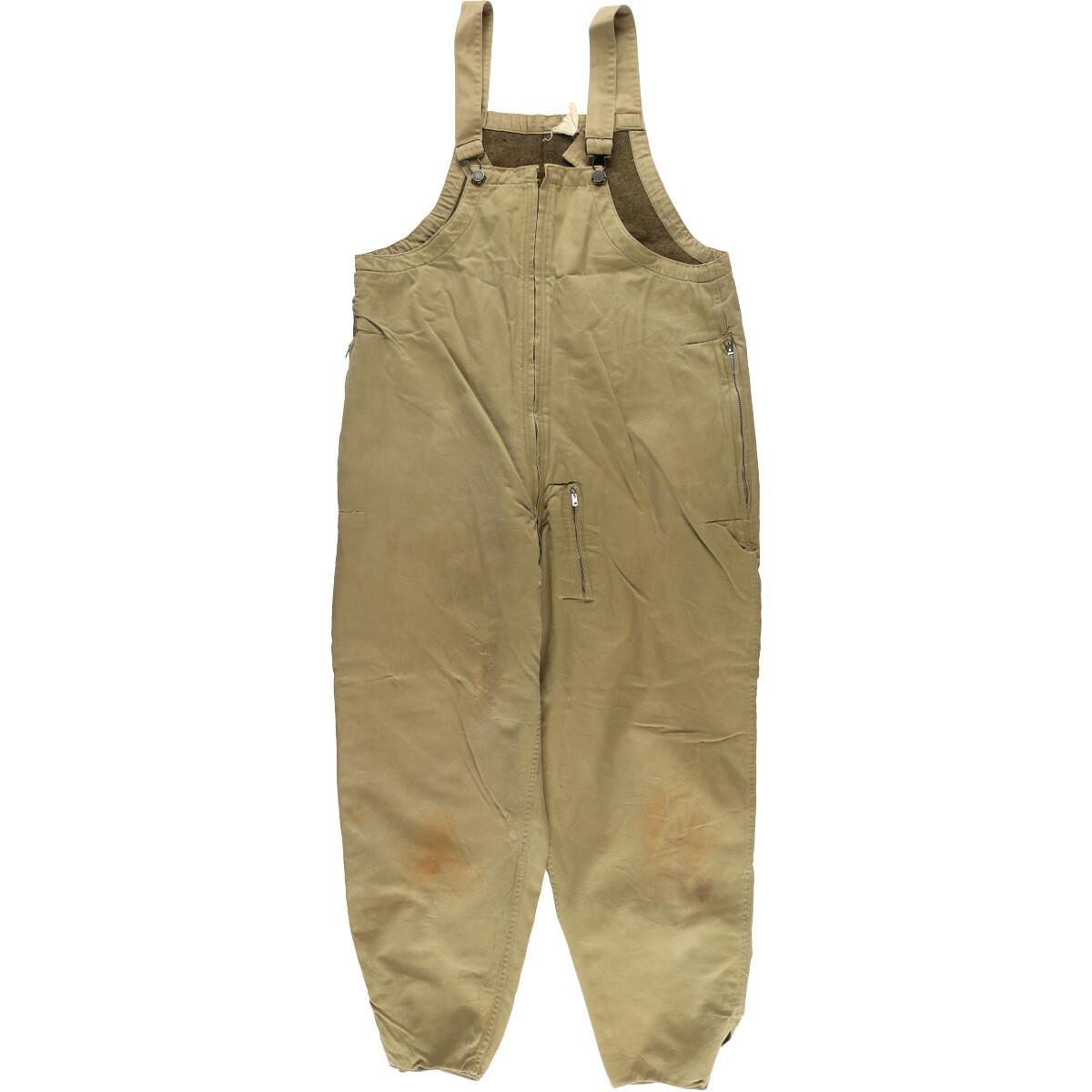 古着 40年代 米軍実品 U.S.ARMY タンカースパンツ ミリタリー オーバーオール USA製 MEDIUM メンズw43 ヴィンテージ /eaa212329 【220211】【SS2209】 【SS2303】