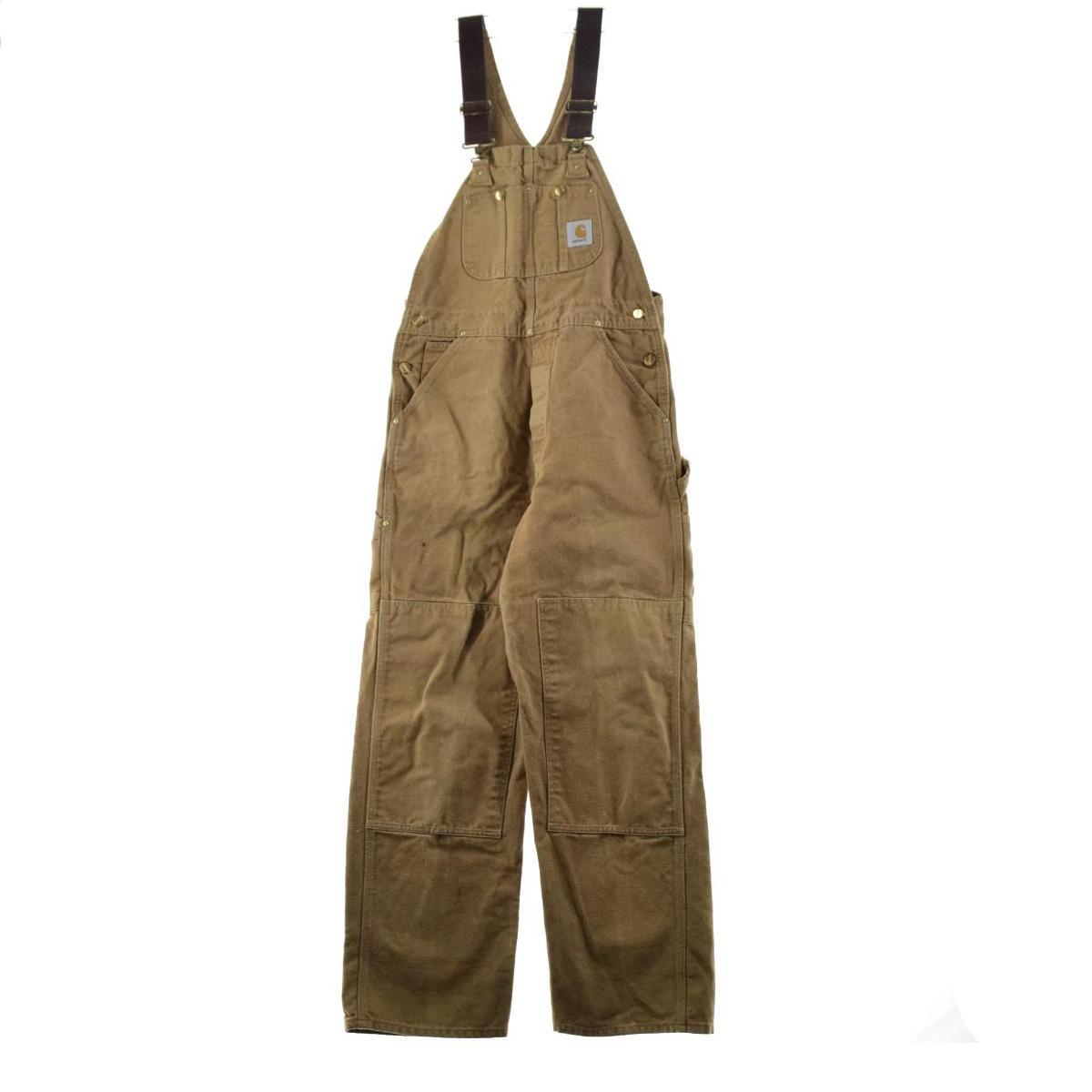 古着 カーハート Carhartt ダック地 オーバーオール メンズw33 /eaa212364 【211231】【SS2206】